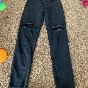 Black SHEIN mom jeans. Size extra small.